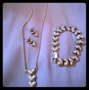 Brighton Necklace, earings,and bracelet set